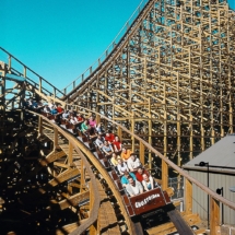 GhostRider - Knott&#039;s Berry Farm, Buena Park CA (Custom Coasters International) - Wooden Roller Coaster